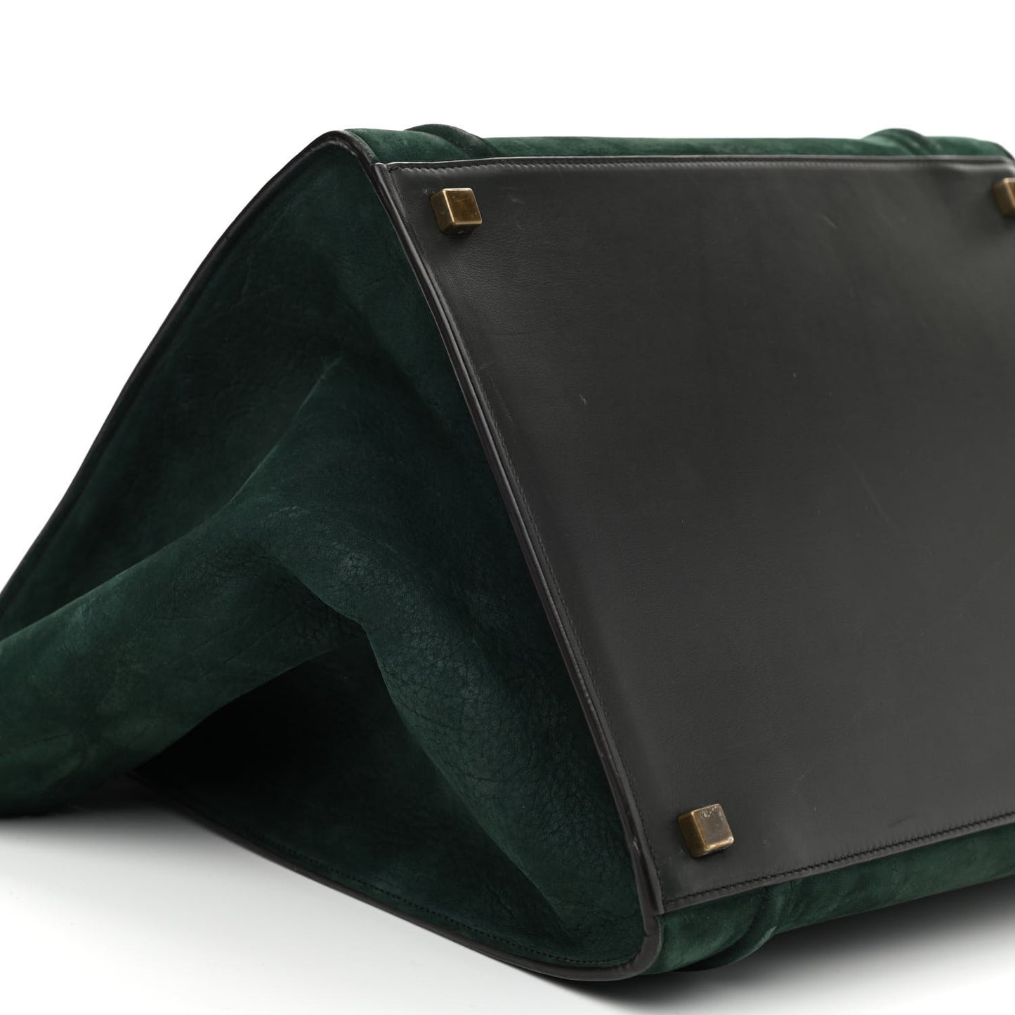 Nubuck Medium Phantom Luggage Bottle Green