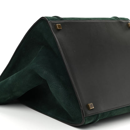 Celine Nubuck Medium Phantom Luggage Bottle Green 9 of 12