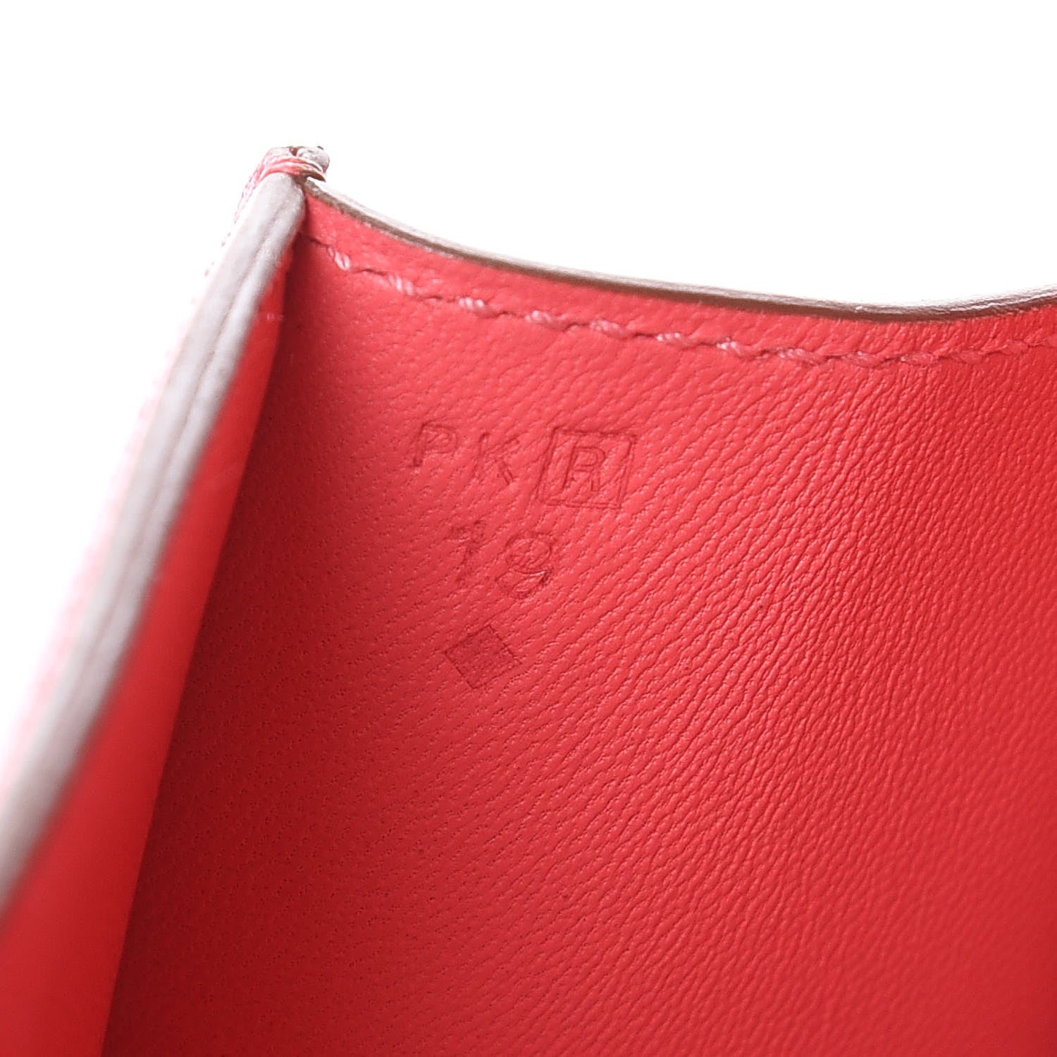 Hermes Tadelakt Egee Clutch Rose Lipstick 7 of 11