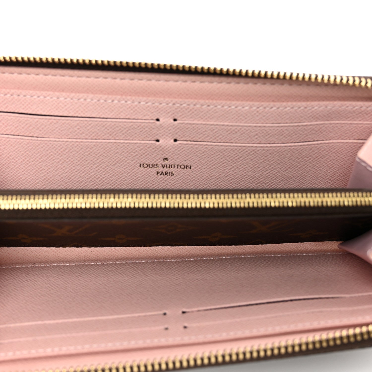 Louis Vuitton Monogram Clemence Wallet Rose Ballerine 5 of 6