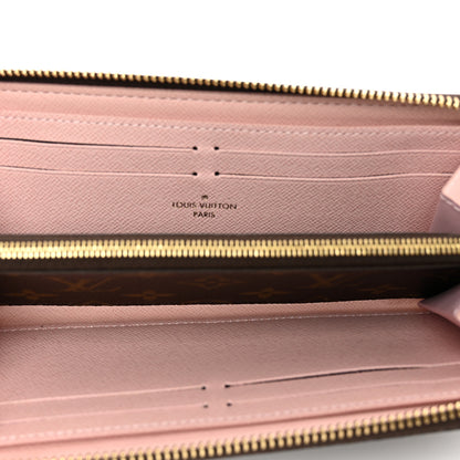 Louis Vuitton Monogram Clemence Wallet Rose Ballerine 5 of 6
