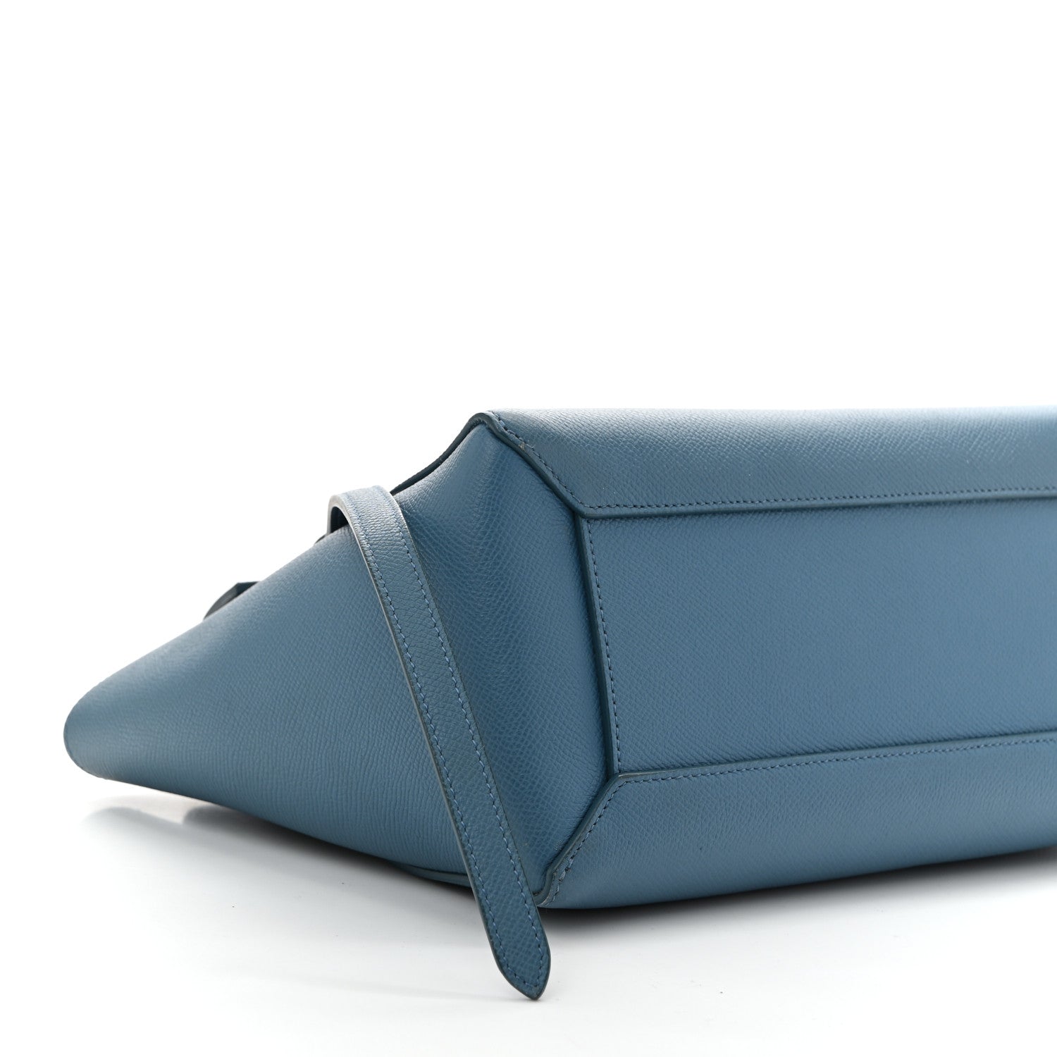 Celine Grained Calfskin Micro Belt Bag Washed Blue 10 of 11
