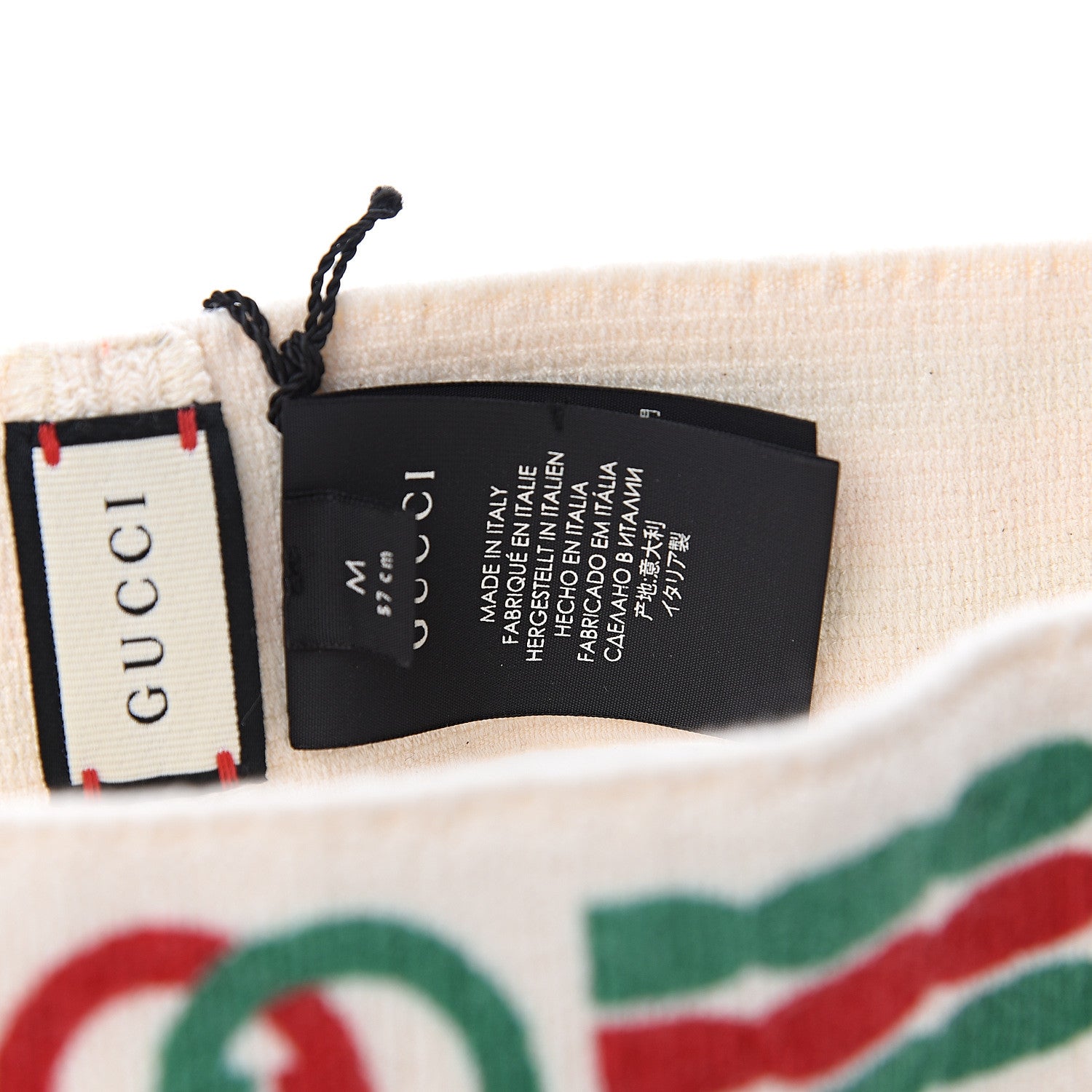 Gucci Cotton Interlocking G Headband and Wrist Set M Multicolor 4 of 4