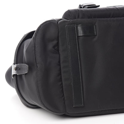 Prada City Calf Tessuto Nylon Shopping Tote Black 9 of 12