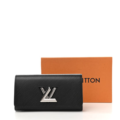 Louis Vuitton Epi Twist Wallet Black 7 of 7