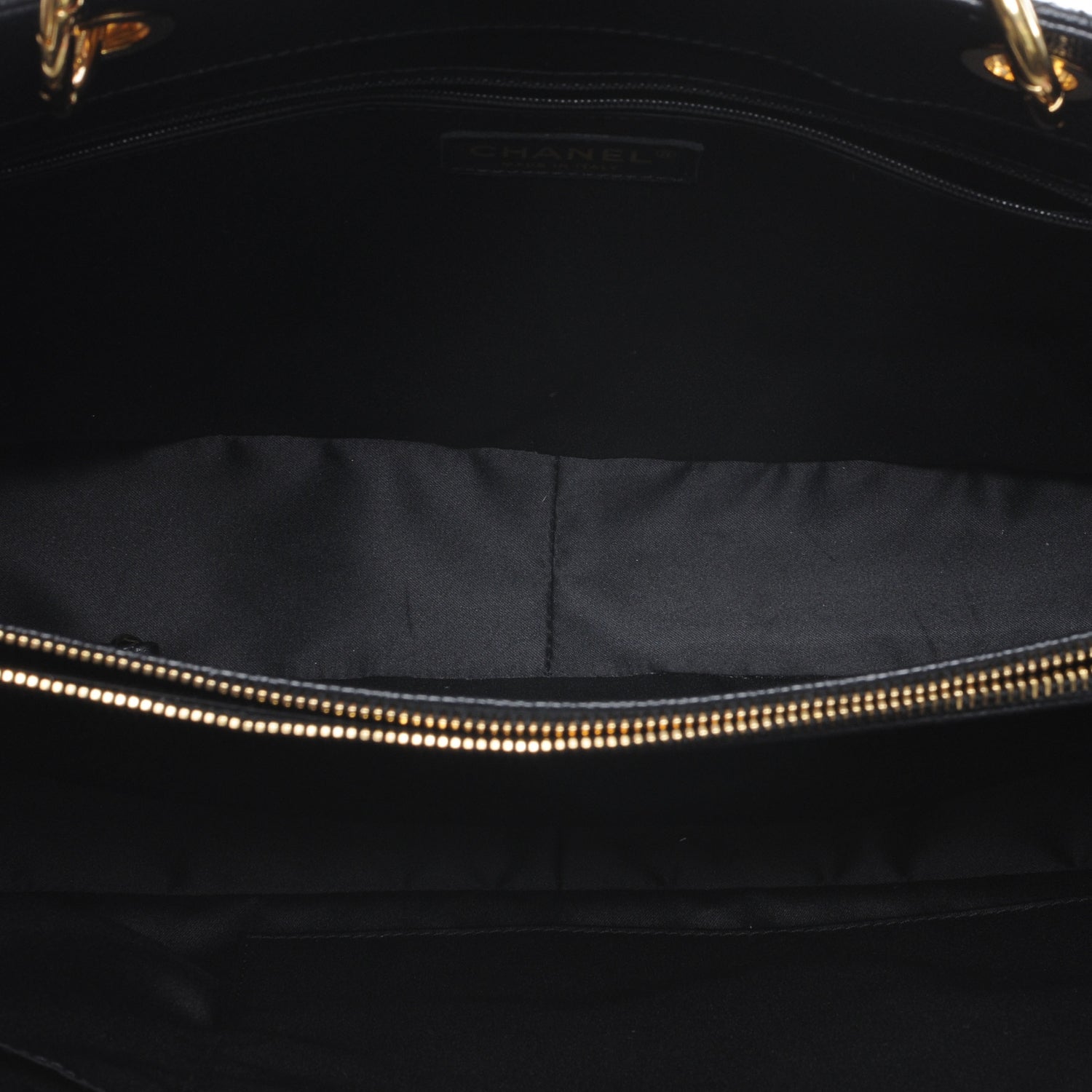 Chanel Caviar Quilted XL Grand Shopping Tote GST Black 5 of 7