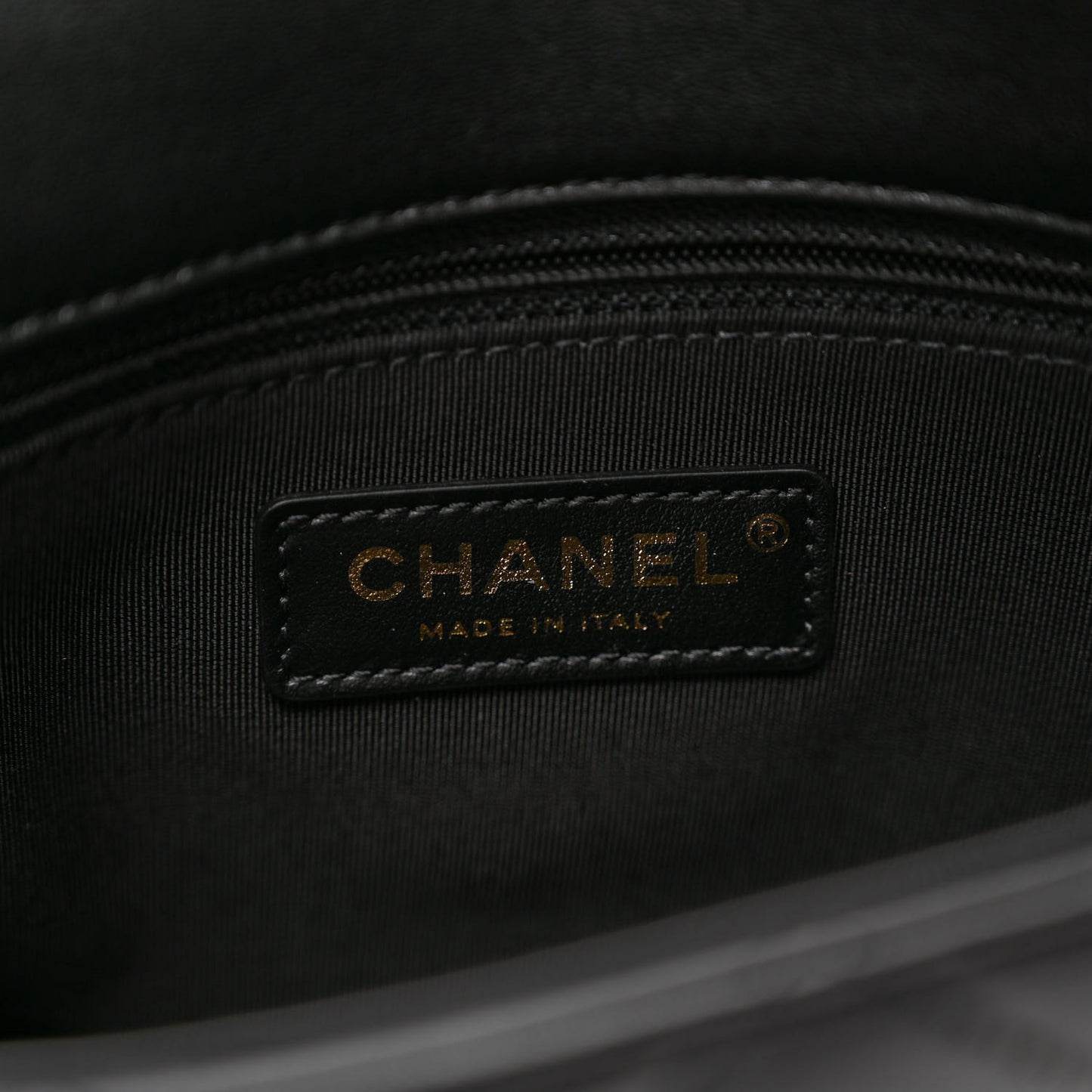 Lambskin Quilted Mini Flap Black