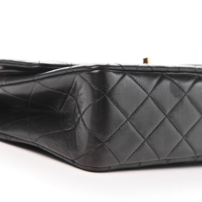 Chanel Lambskin Quilted Small Double Flap Black 9 of 11