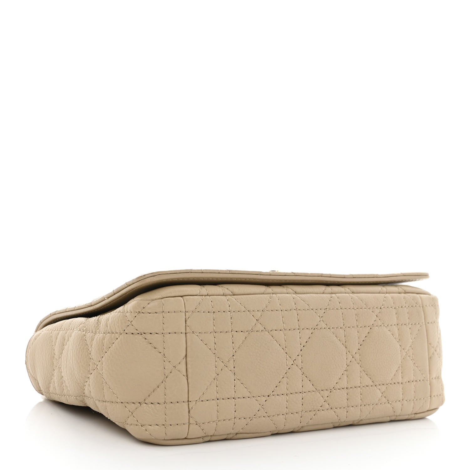 Christian Dior Calfskin Cannage Small Caro Bag Beige 4 of 9
