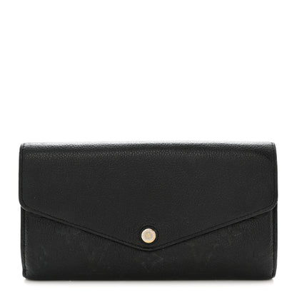 Louis Vuitton Empreinte Sarah Wallet NM Black 1 of 9