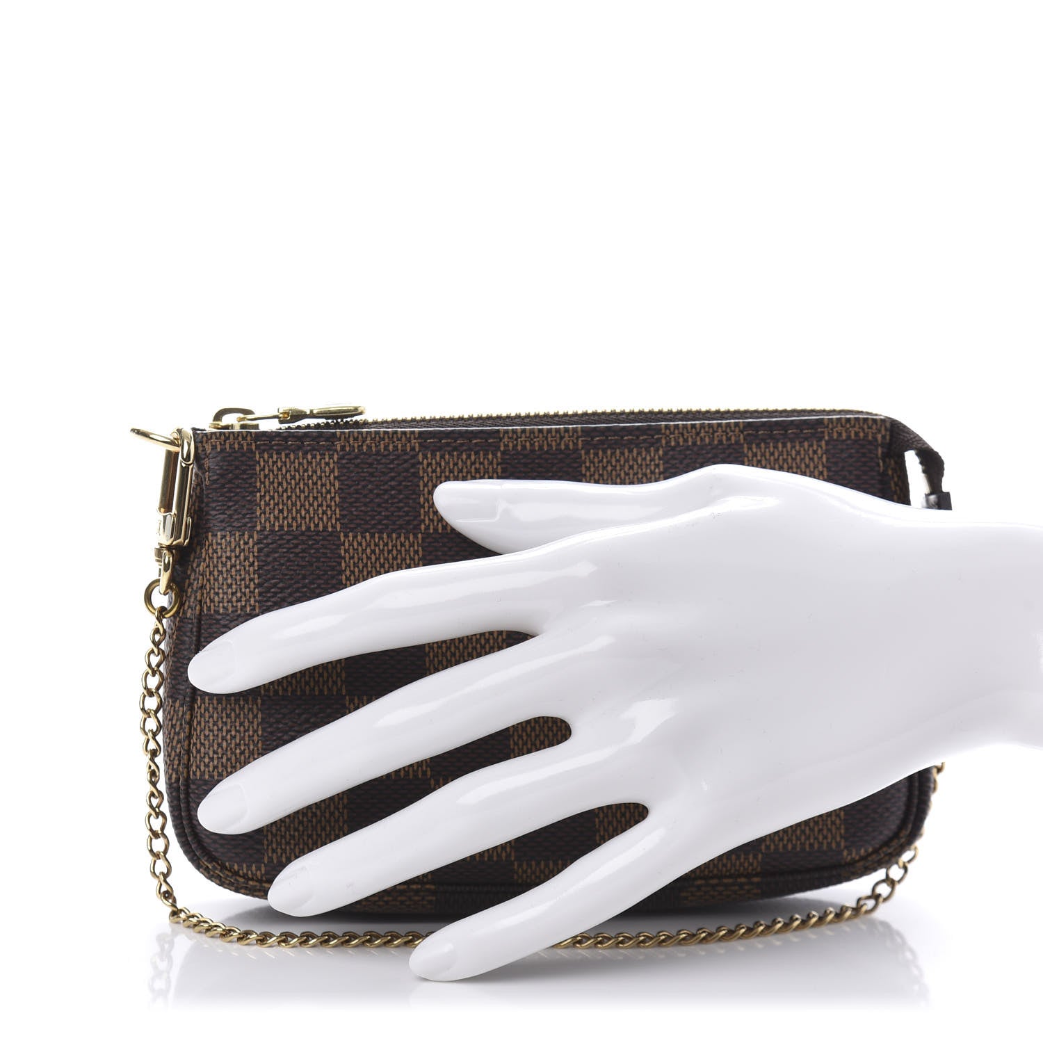 Louis Vuitton Damier Ebene Mini Pochette Accessories 2 of 10