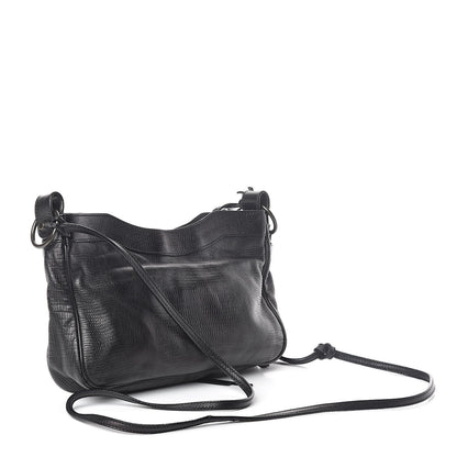 Balenciaga Agneau Classic Hardware Lizard Embossed Hip Black 3 of 10