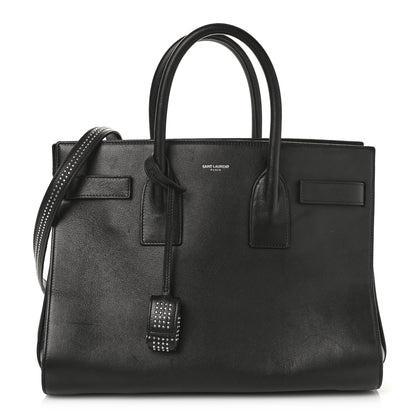 Saint Laurent Calfskin Small Sac De Jour Studded Black 1 of 8