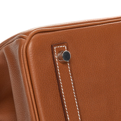 Hermes Natural Barenia Faubourg Birkin 30 Fauve 24 of 29