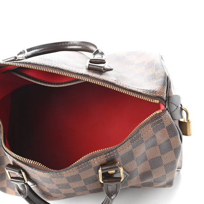 Louis Vuitton Damier Ebene Speedy 30 5 of 10