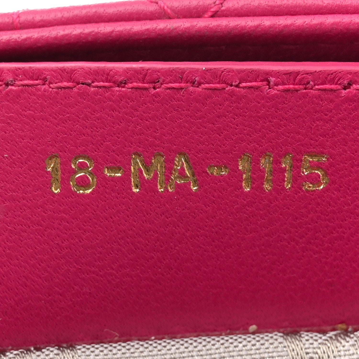 Christian Dior Lambskin Cannage Medium Lady Dior Fuchsia 7 of 13