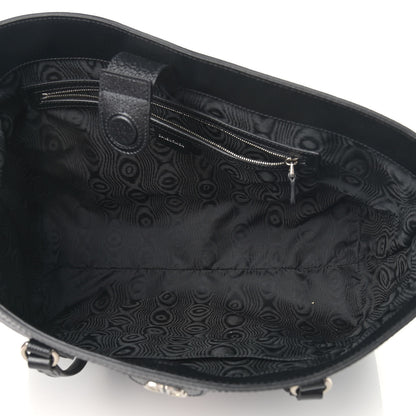 Gucci X BALENCIAGA BB Monogram Web Medium Ophidia Shopping Tote Black 7 of 9