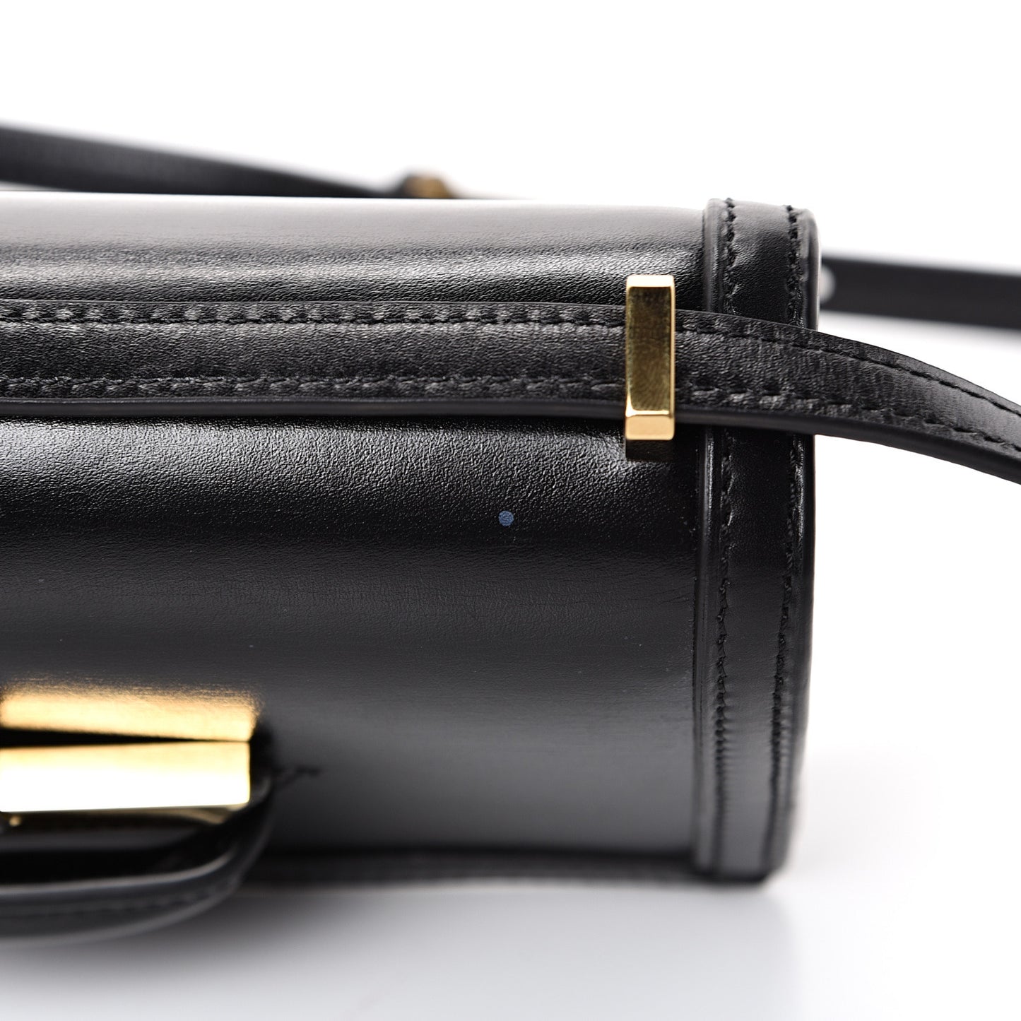 Calfskin Small Barcelona Shoulder Bag Black