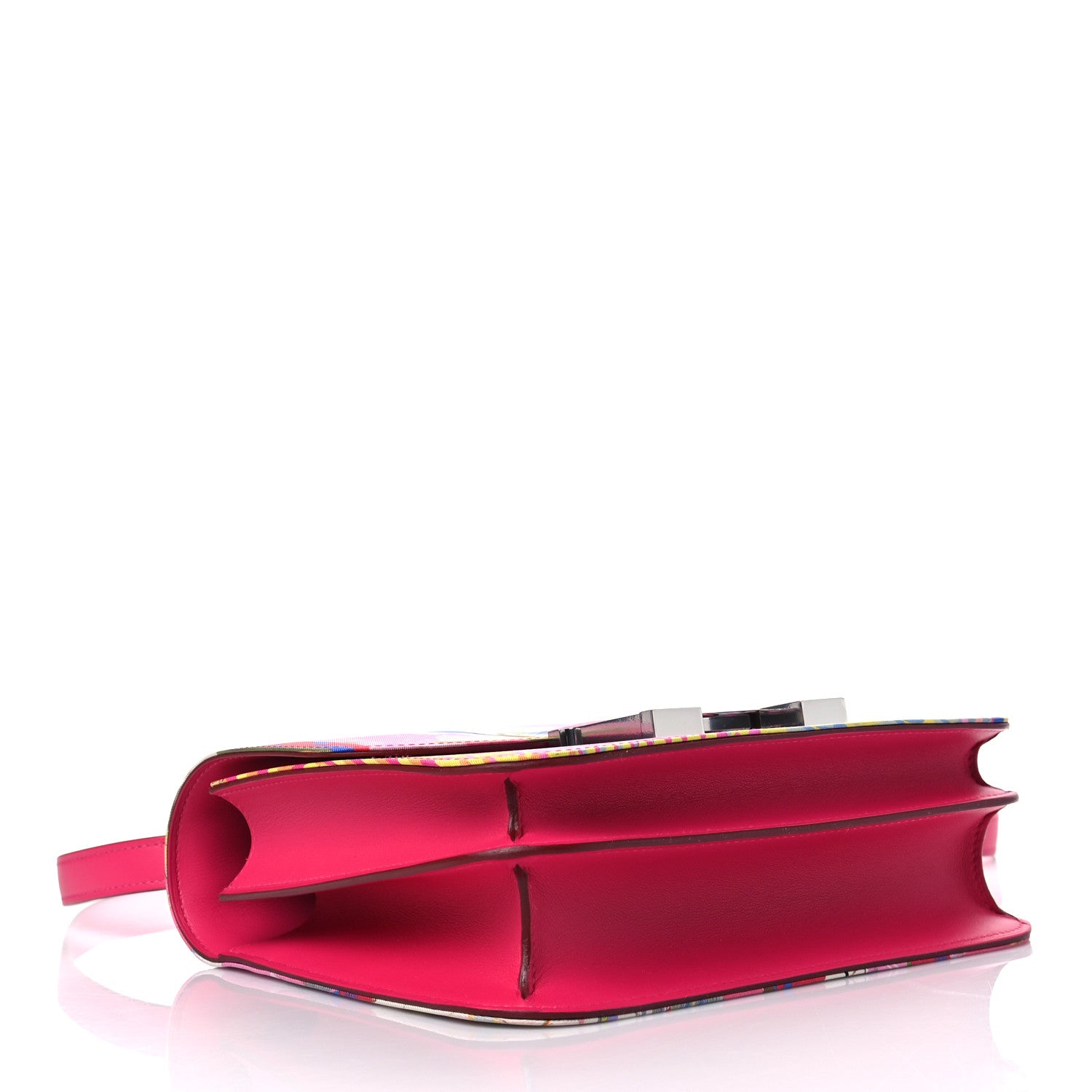 Hermes Swift Silk Marble Printed Constance 24 Rose Azalee Rose Mexico 3 of 10