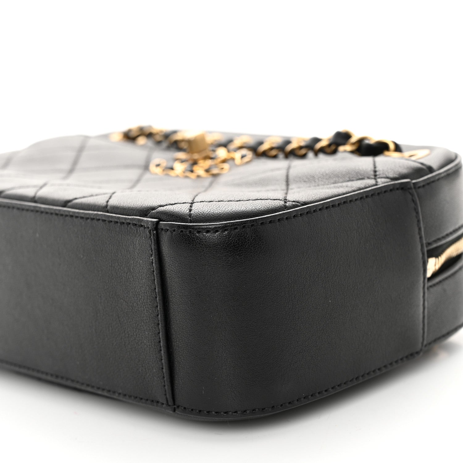 Chanel Goatskin Quilted 19 Camera Case Black 10 of 10