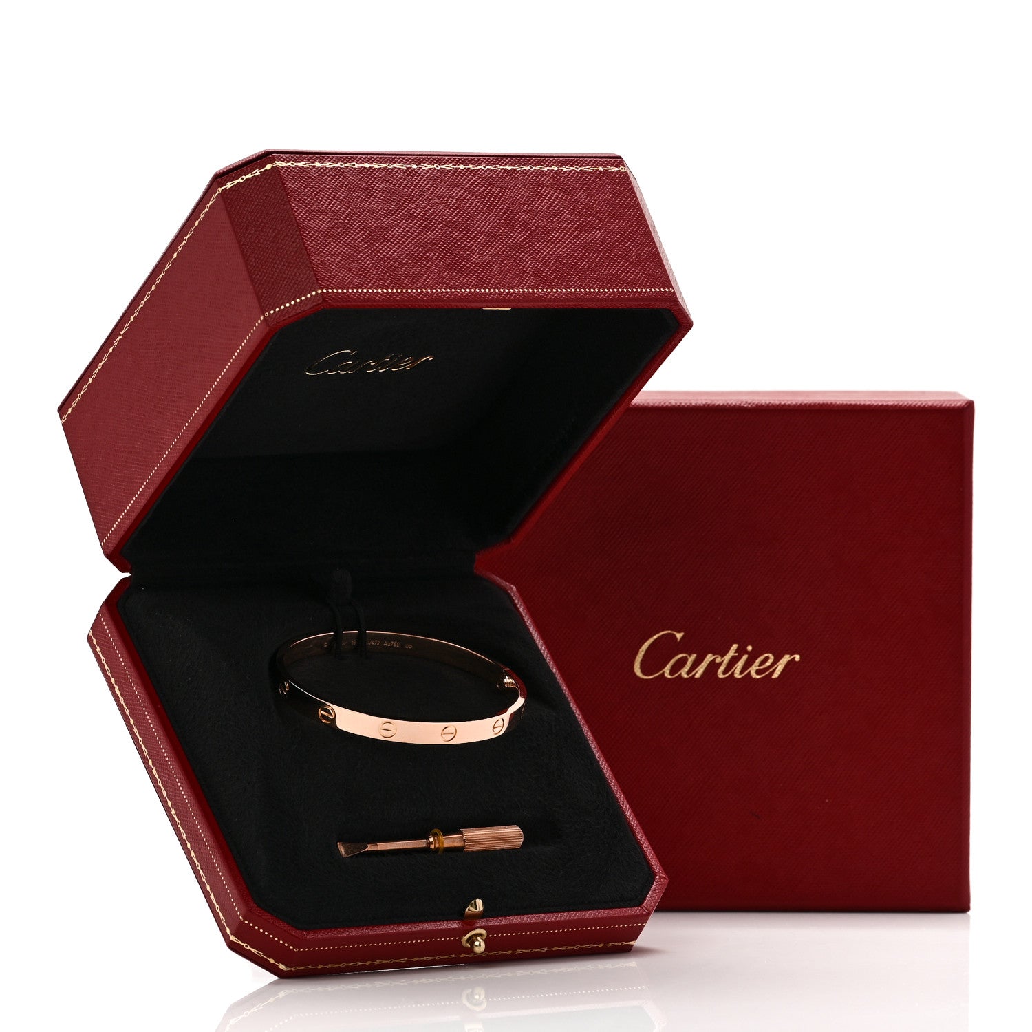 Cartier 18K Pink Gold LOVE Bracelet 18 8 of 8