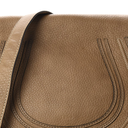 Chloe Calfskin Medium Marcie Round Crossbody Bag Nut 10 of 10