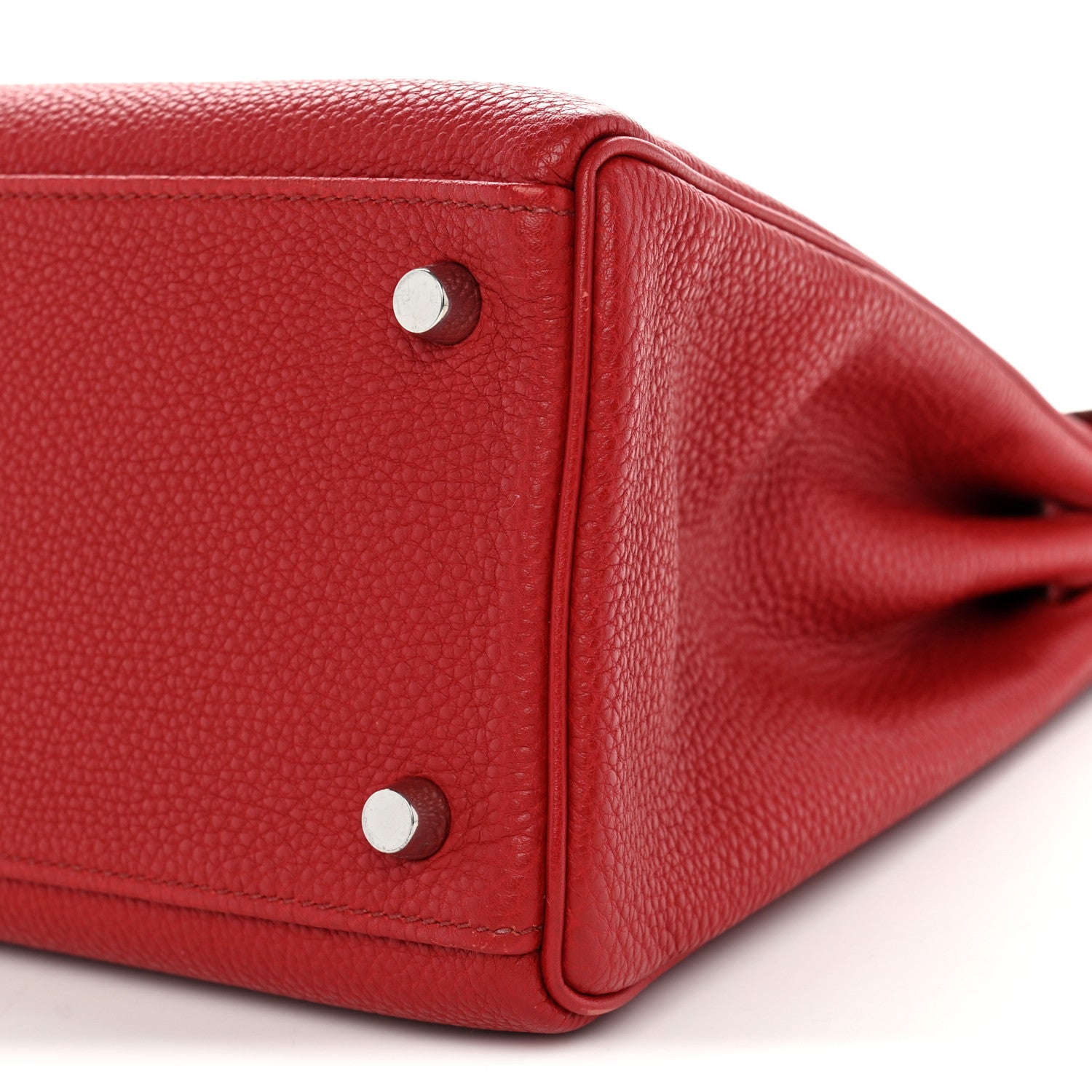 Hermes Togo Kelly Retourne 32 Rouge Vif 9 of 14