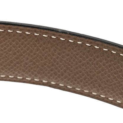 Hermes Swift Epsom 24mm H Belt 70 Black Etoupe 7 of 9