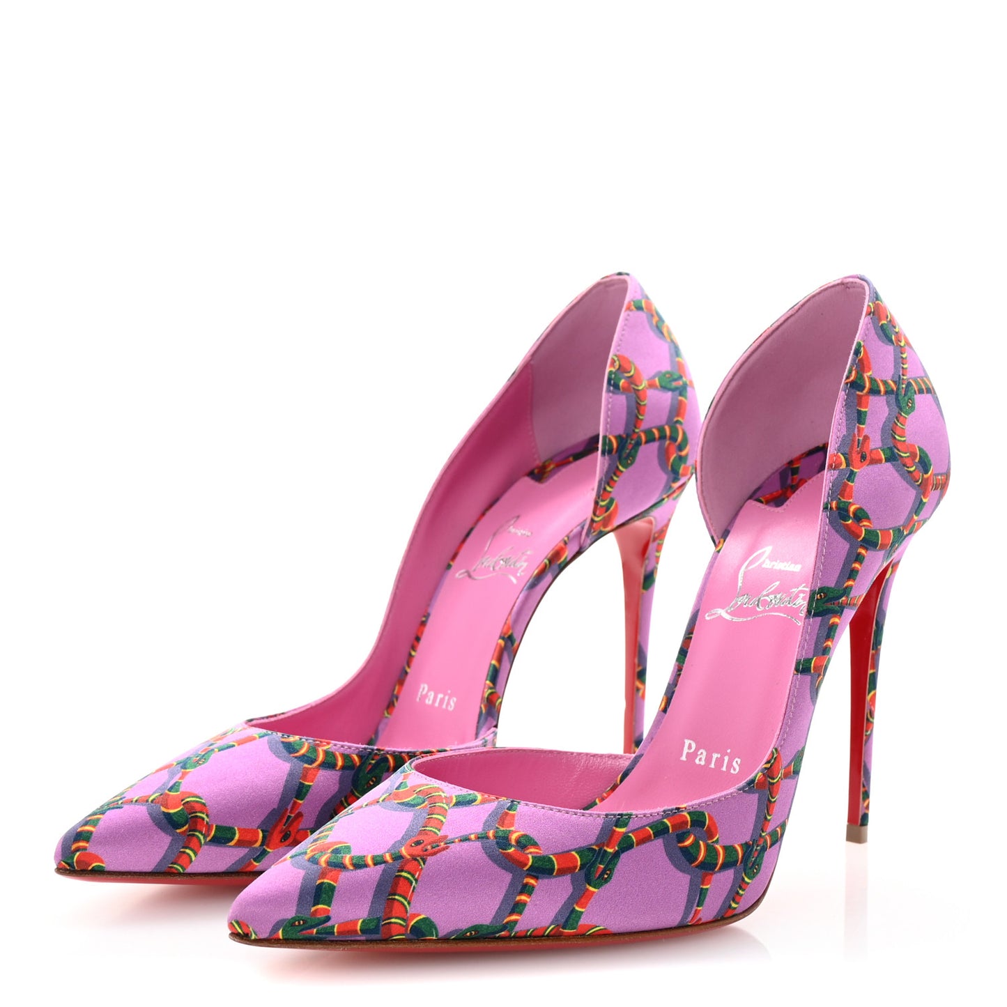 Satin Printed Iriza 100 Pumps 39 Gummy