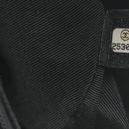 Chanel Calfskin Chevron Quilted Large Urban Spirit Backpack Black 7 of 10