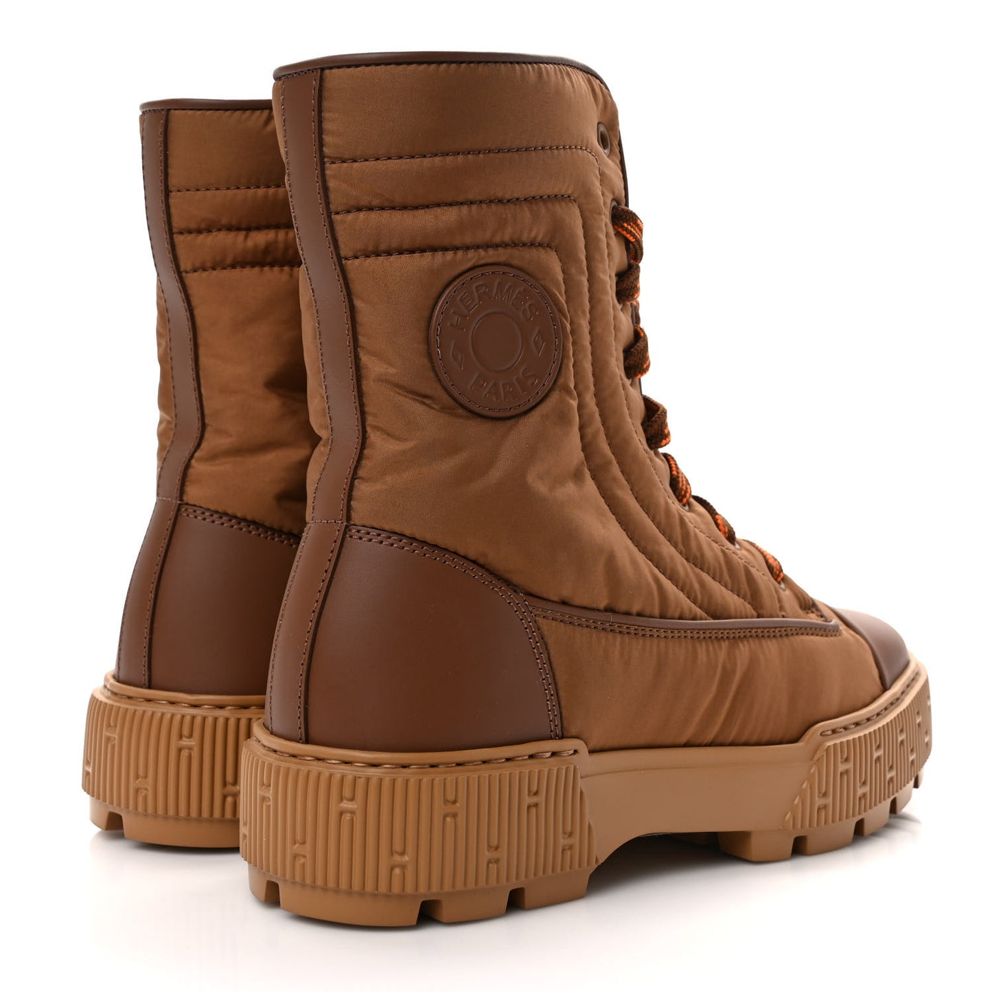 Calfskin Parachute Fresh Ankle Boots 36 Brun Amourette