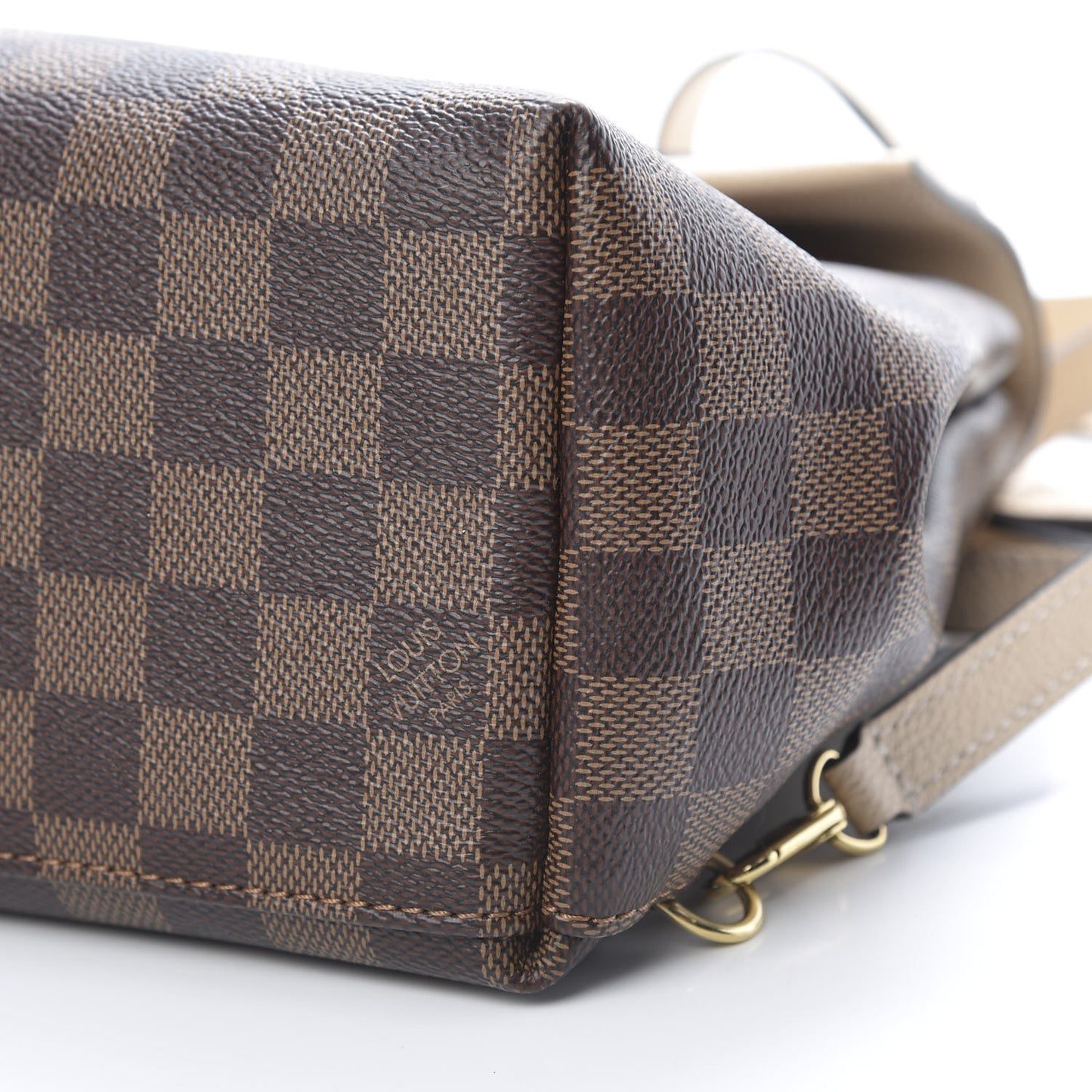 Damier Ebene Clapton Backpack Creme