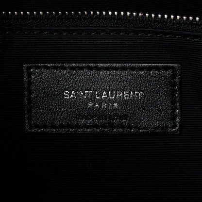 Saint Laurent Lambskin Quilted Toy Loulou Puffer Monogram Chain Satchel Storm 6 of 11