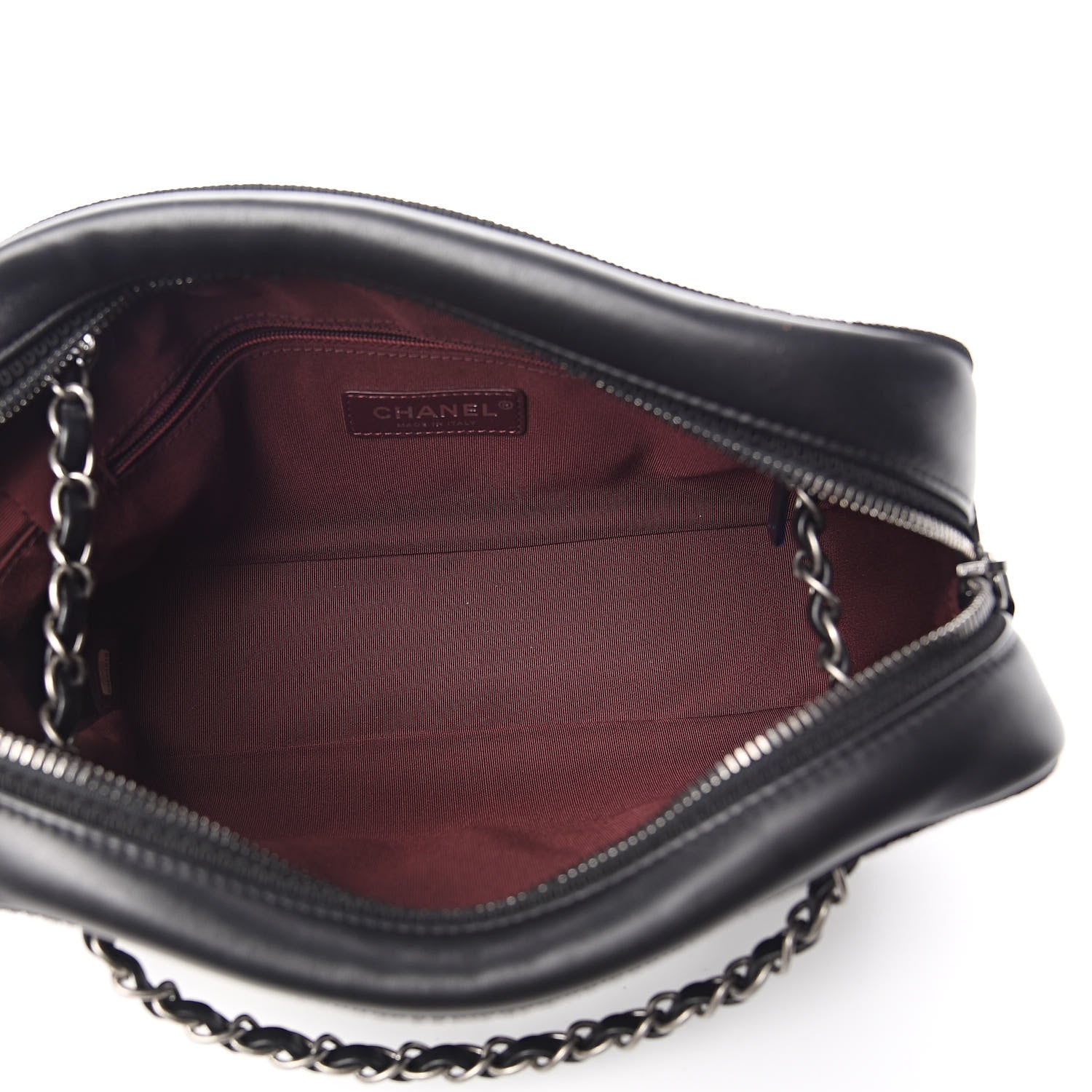 Chanel Calfskin Quilted Small Ballerine Camera Case Black 5 of 11