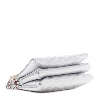 Louis Vuitton Metallic Lambskin Embossed Monogram Coussin PM Silver 4 of 9