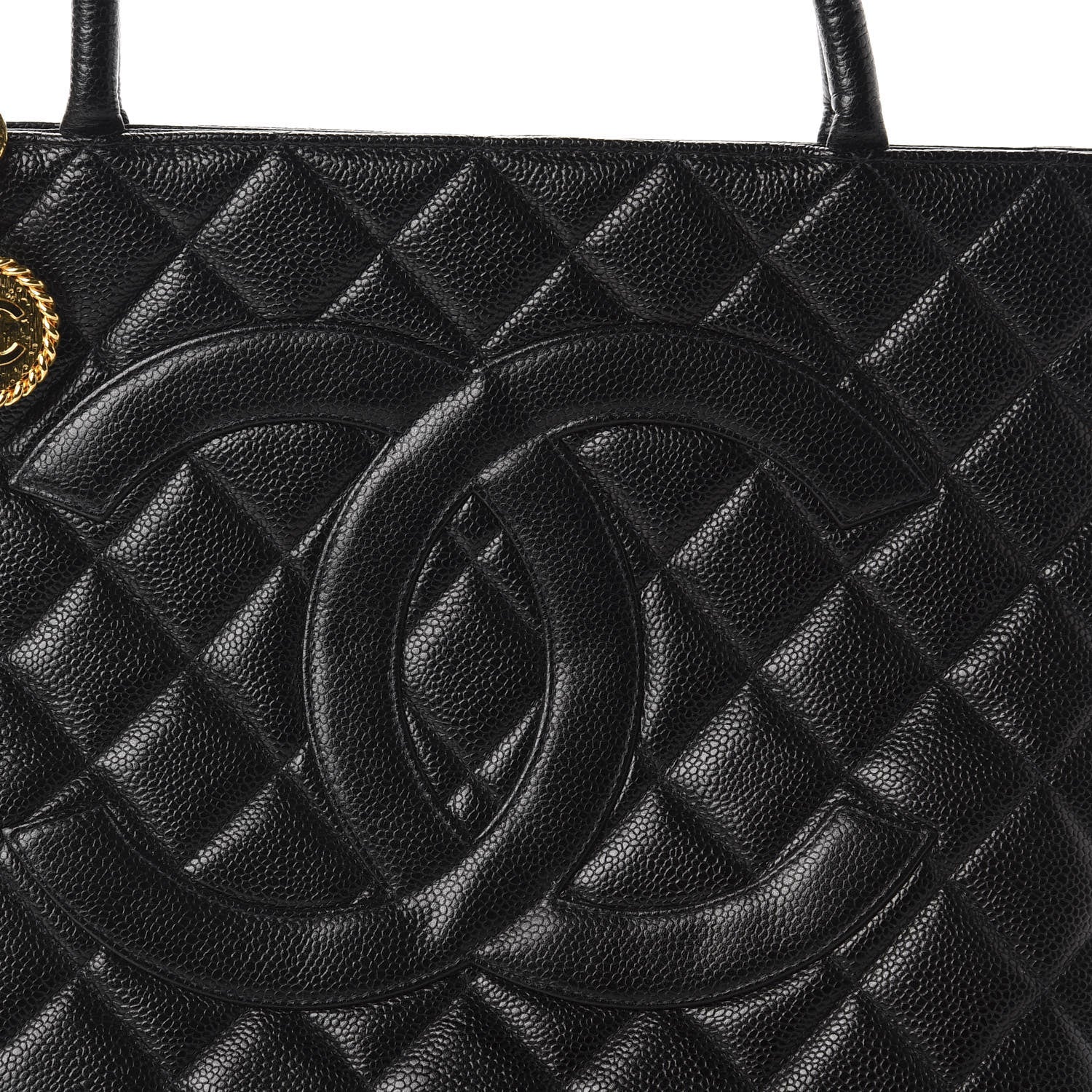 Chanel Caviar Quilted Medallion Tote Black 11 of 11