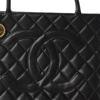Chanel Caviar Quilted Medallion Tote Black 11 of 11