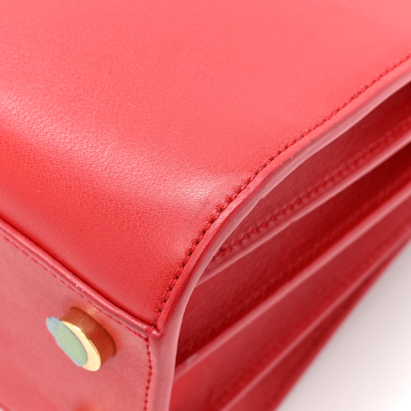 Calfskin Nano Sac De Jour Lipstick Red