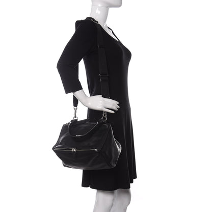 Givenchy Calfskin Medium Pandora Logo Strap Black 2 of 10