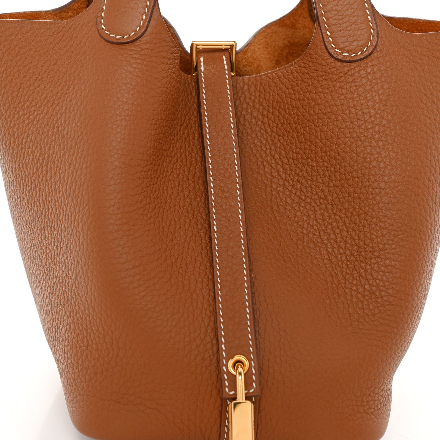 Hermes Taurillon Clemence Picotin Lock 18 PM Gold 8 of 10