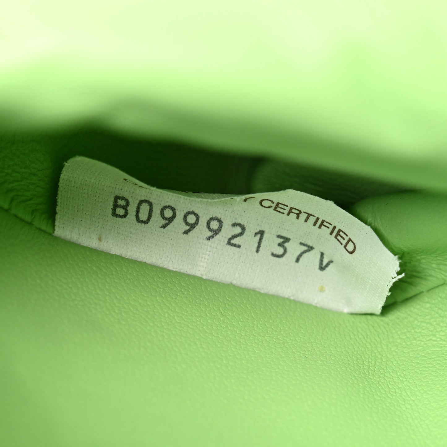 Nappa Intrecciato The Mini Pouch Pistachio
