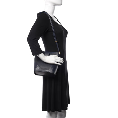 MCM Calfskin Mini Claudia Crossbody Bag True Navy 2 of 9