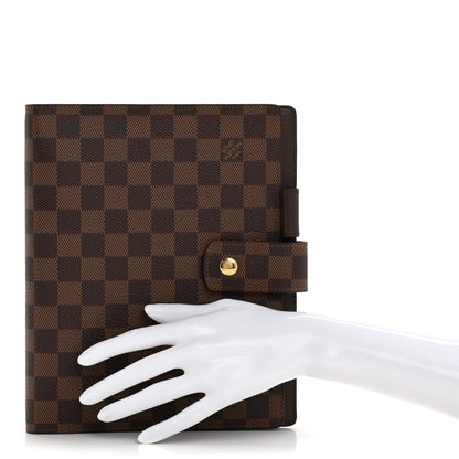 Louis Vuitton Damier Ebene Large Ring Agenda Cover 2 of 8