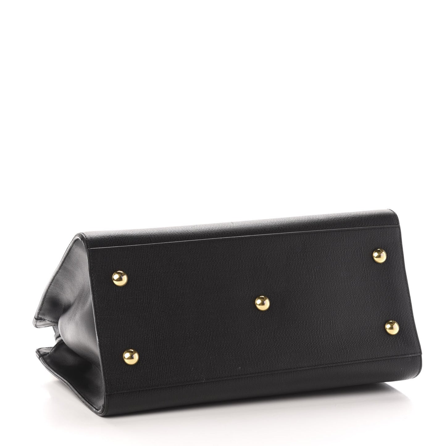 Textured Calfskin Small Classic Y Cabas Black