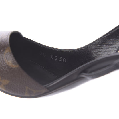 Louis Vuitton Monogram Cherie Slingback Pumps 37 Black 11 of 12