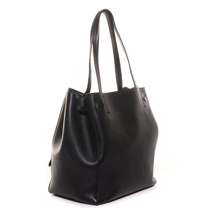 Celine Soft Grained Calfskin Medium Cabas Phantom Black 3 of 8