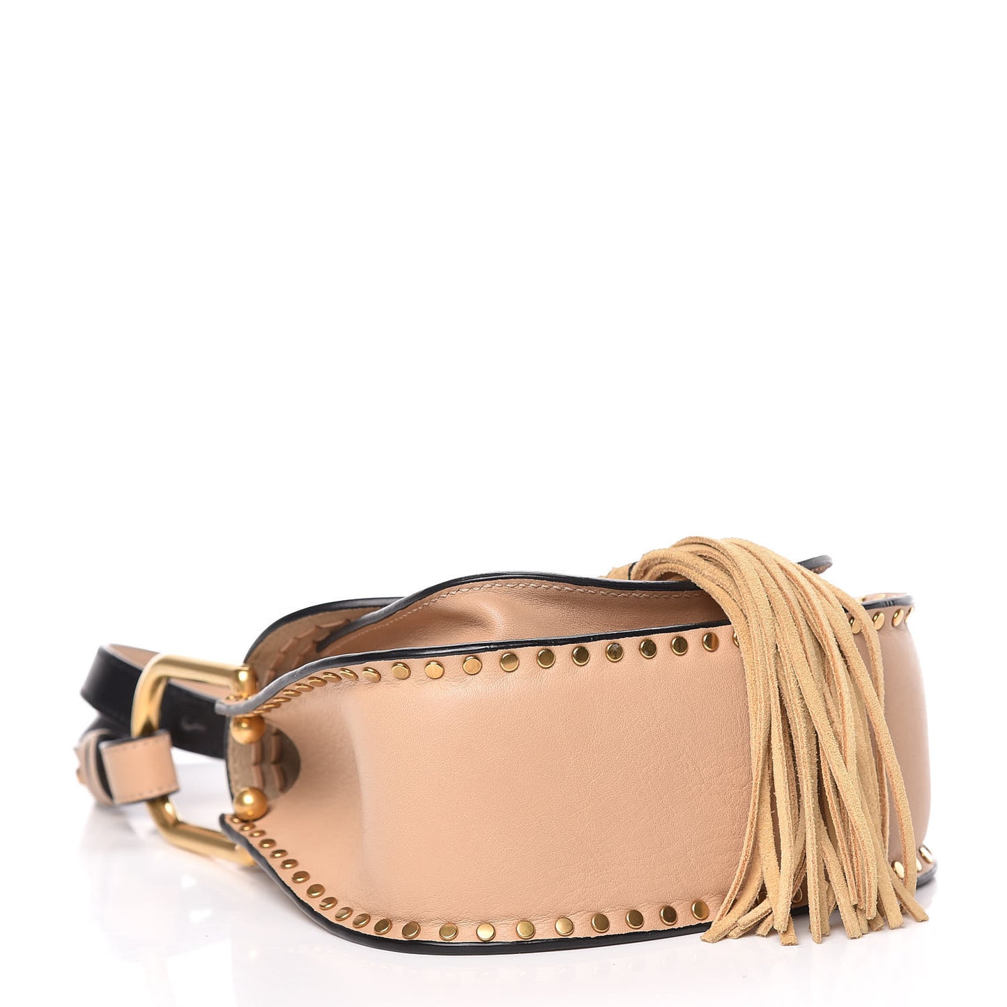 Calfskin Braided Mini Hudson Shoulder Bag Pearl Beige