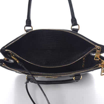 Prada Saffiano Medium Galleria Double Zip Tote Black 5 of 17