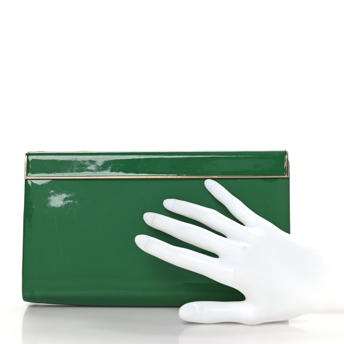 Patent Cayla Clutch Jade