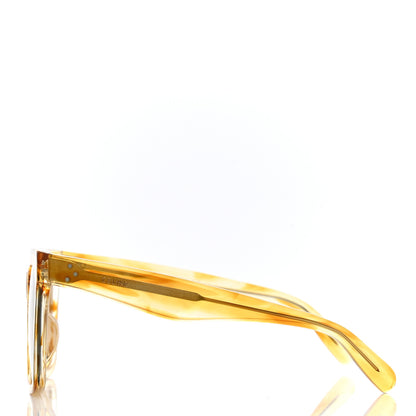 Celine Oversized Square Sunglasses CL40055FN Yellow 3 of 7
